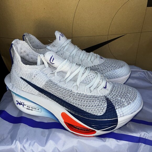 NEW Nike Air Zoom Alphafly Next% 3 Grey Blue Void  FD8315-001 Women Size 9 - Picture 3 of 7